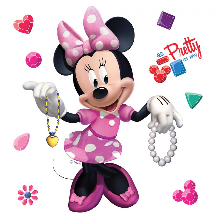 Samolepka na zeď Minnie Mouse