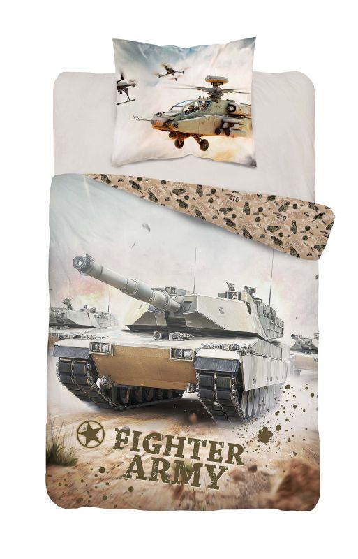 Povlečení Army tank 140x200 a 70x80 cm