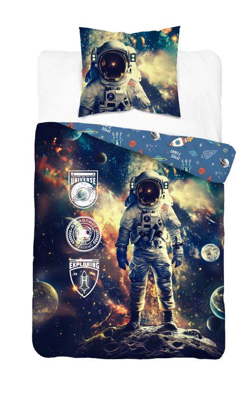 Povlečení Kosmonaut 140x200 a 70x80 cm
