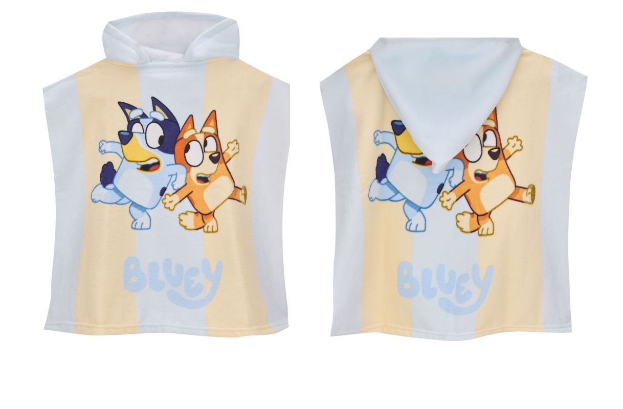 Dětské koupací pončo Bluey MICRO 50x100 cm