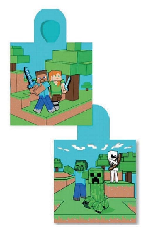 Dětské koupací pončo Minecraft 55x110 cm