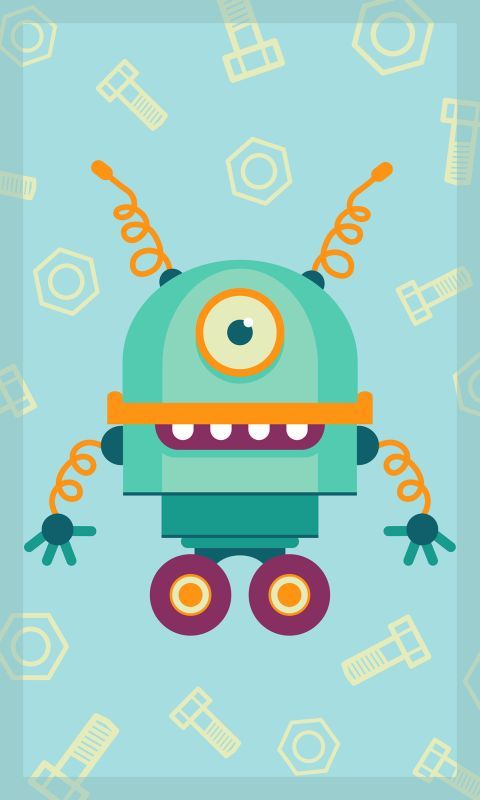 Dětský ručník Robot 50/30