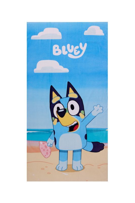 Dětská osuška Bluey pláž 70x140 cm