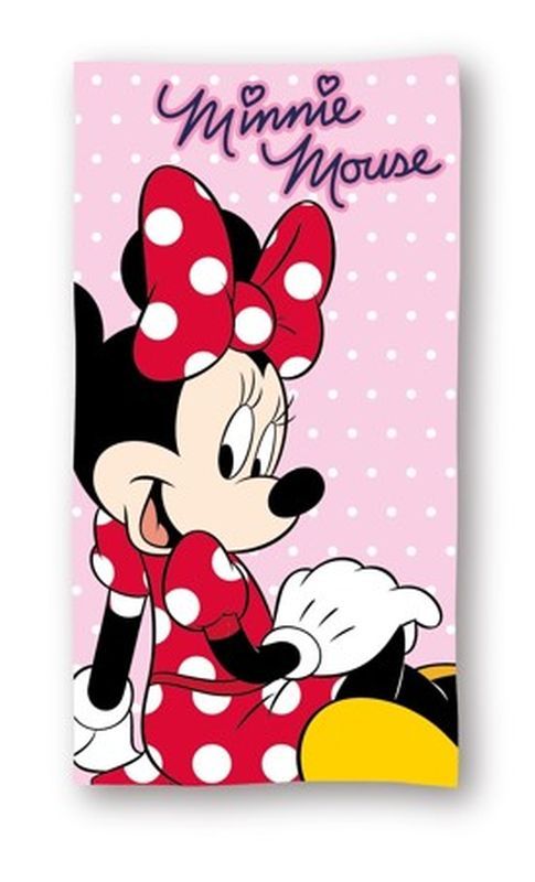 Dětská osuška Minnie pink 70x140 cm