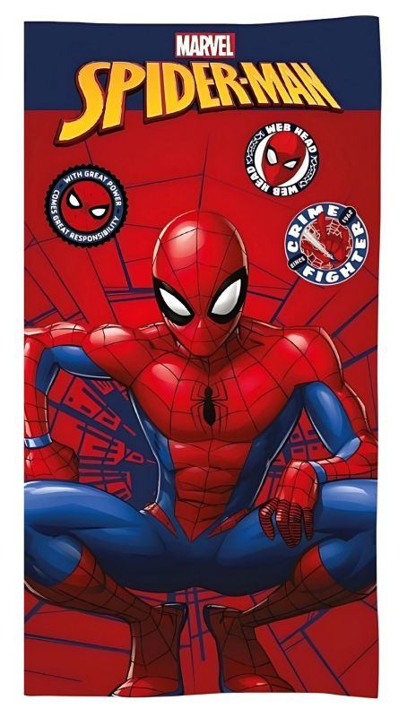 Dětská osuška Spiderman red 70x140 cm