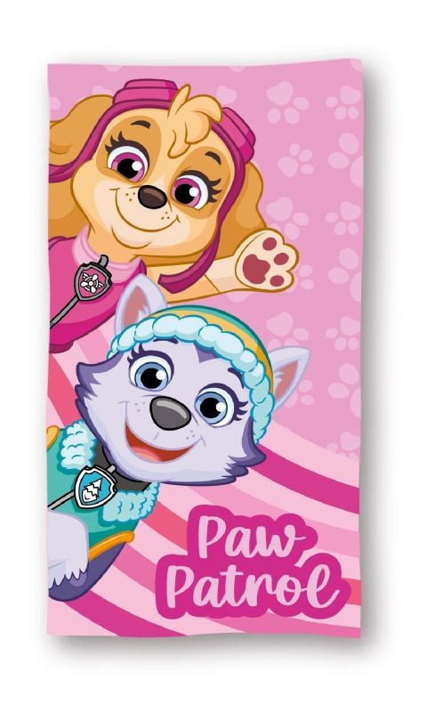 Dětská osuška MICRO Paw Patrol Skye a Everest 70x140 cm