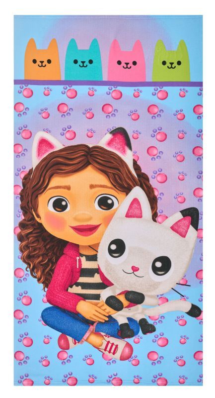 Dětská osuška MICRO Gábinin kouzelný domek 70x140 cm