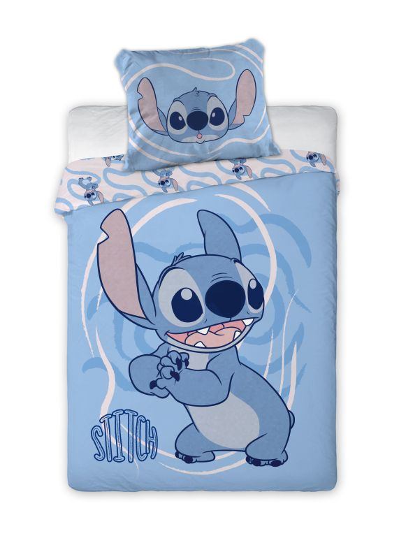 Povlečení do postýlky Lilo and Stitch blue 100x135 a 40x60 cm