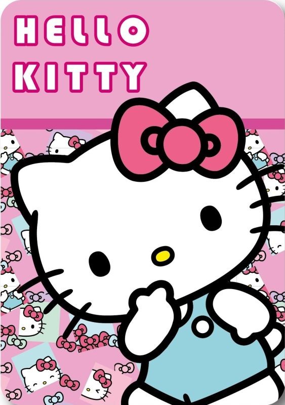 Fleece deka Hello Kitty 100x140