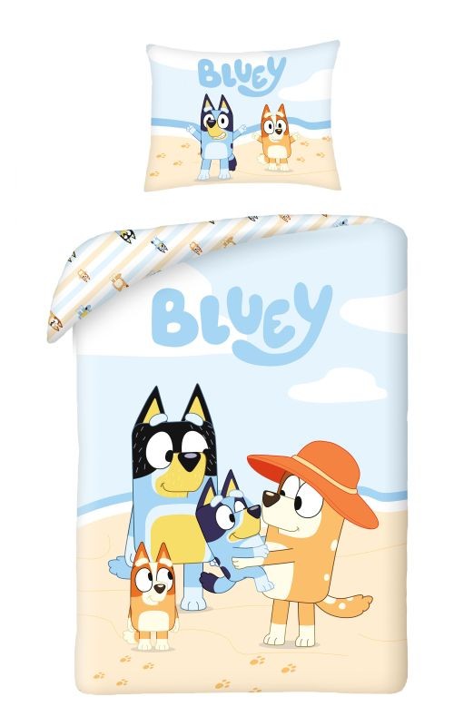 Povlečení Bluey pláž 140/200, 70/90