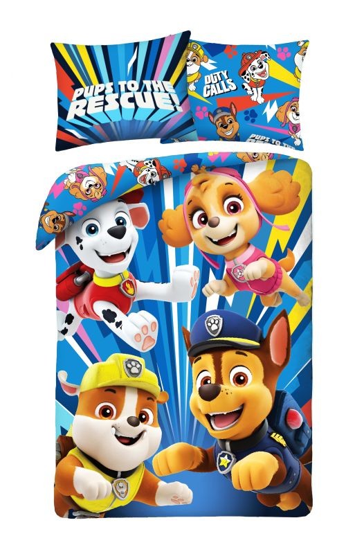 Povlečení Paw Patrol Calls 140/200, 70/90