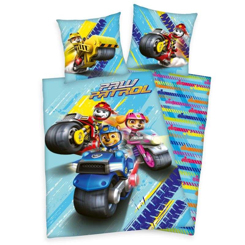 Povlečení Paw Patrol motorky 140/200, 70/90