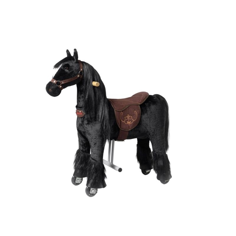 Jezdící kůň Ebony S 3-6 let max. váha jezdce 30 kg