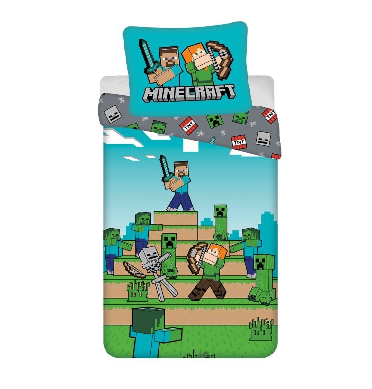 Povlečení Minecraft We got this 140x200 a 70x90 cm