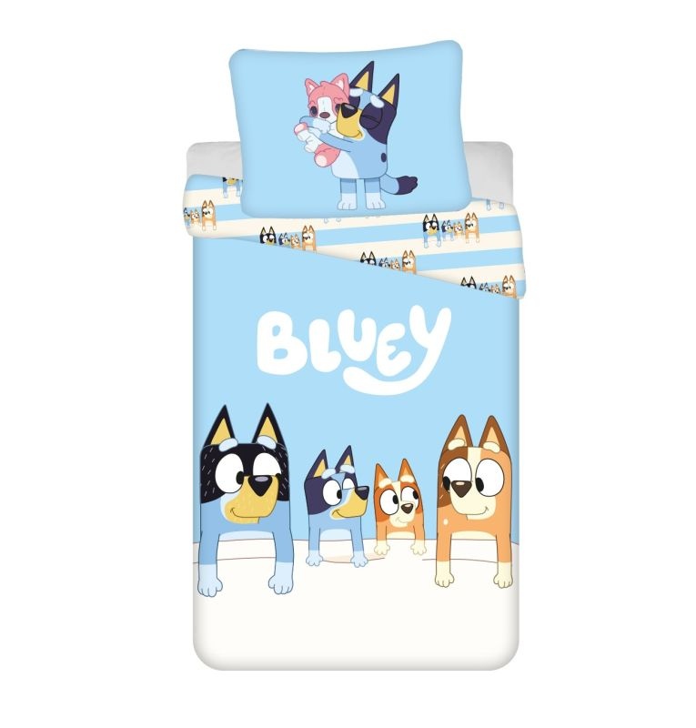 Povlečení Bluey 140x200 a 70x90 cm