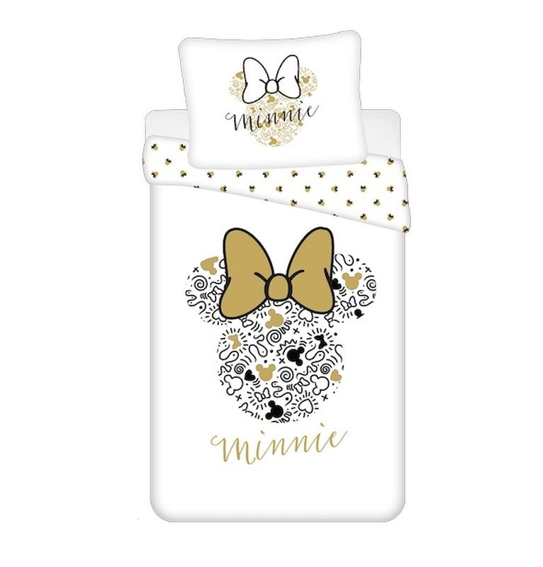 Povlečení Minnie Gold 02 140/200, 70/90