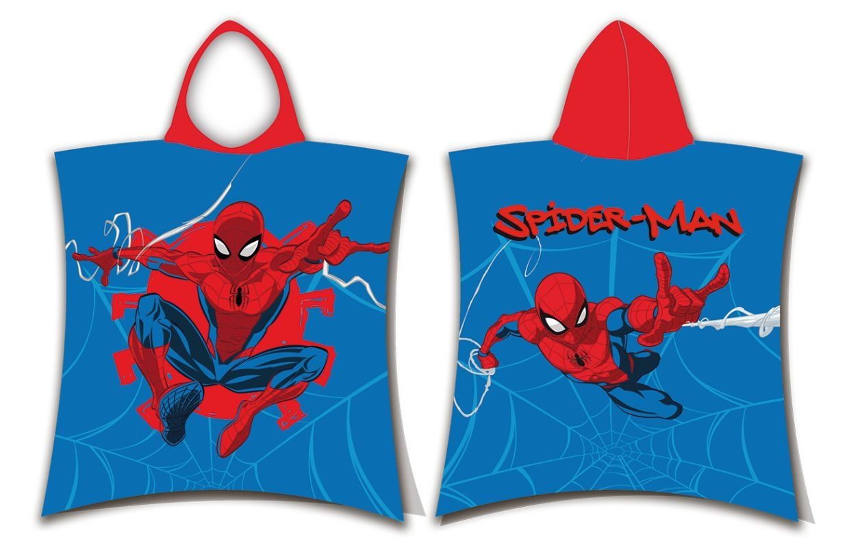 Dětské koupací pončo Spiderman Webshot 50x115 cm