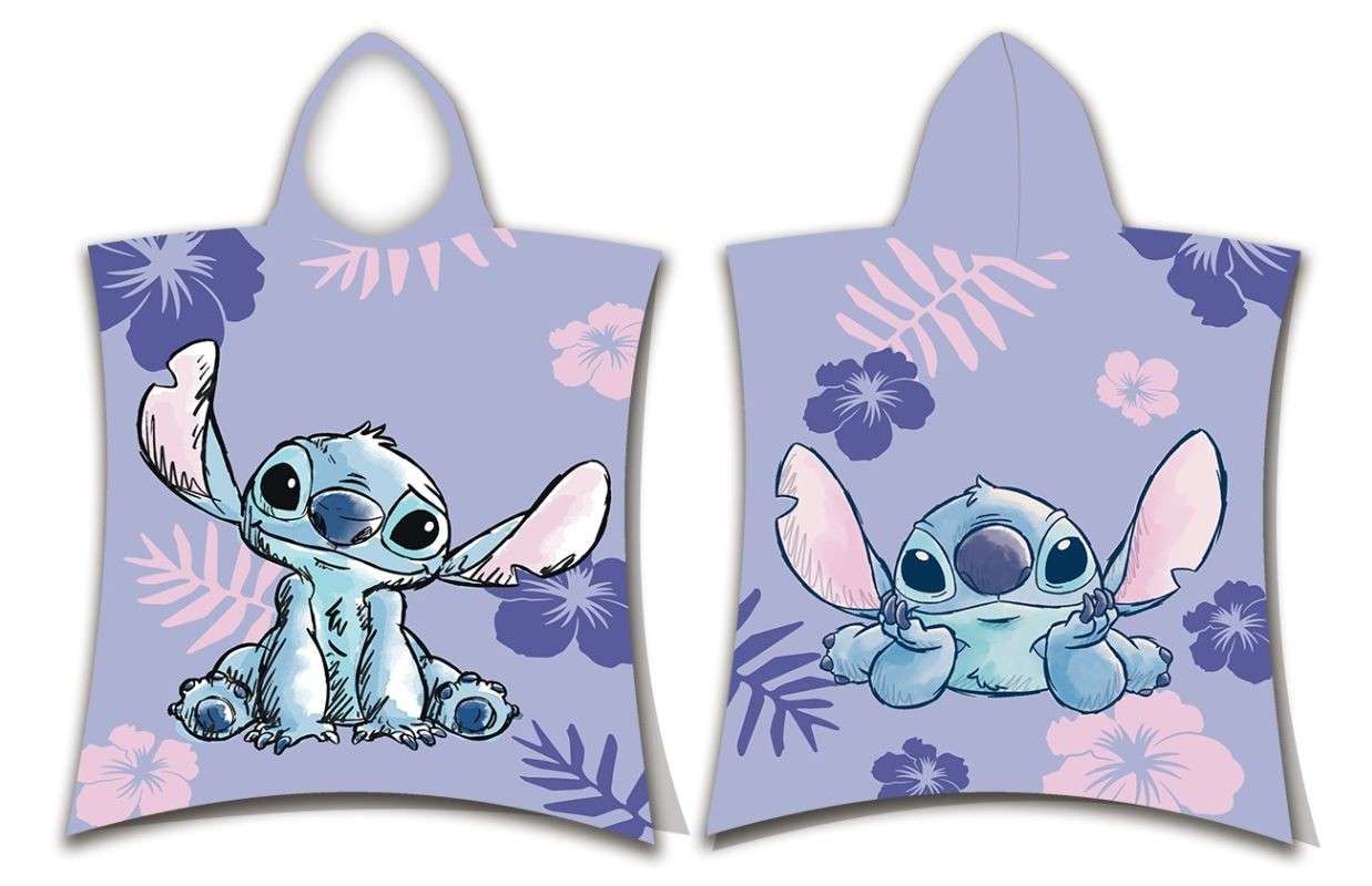 Dětské koupací pončo Lilo and Stitch 50x115 cm