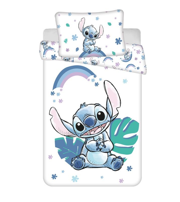 Povlečení do postýlky Lilo and Stitch Rainbow baby 100x135 a 40x60 cm