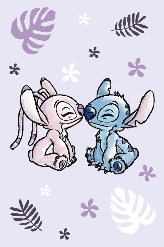 Fleece deka Lilo and Stitch Purple 100/150
