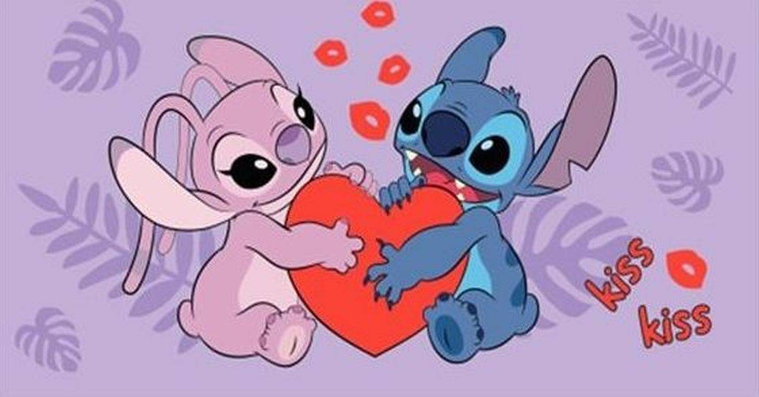 Dětská osuška Lilo and Stitch Kiss 70x140 cm