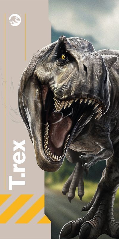 Dětská osuška Jurský svět Rebirth 70x140 cm