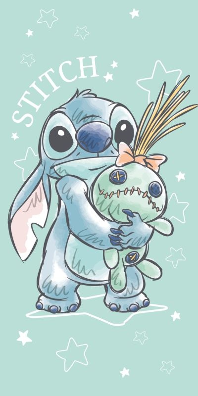 Dětská osuška Lilo and Stitch buddies 70x140 cm