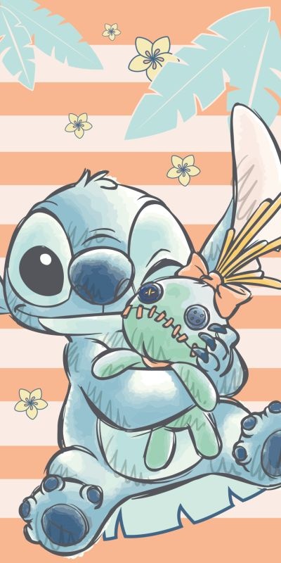 Dětská osuška Lilo and Stitch tropical hugs 70x140 cm