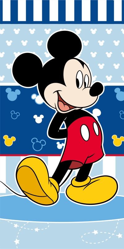 Dětská osuška Mickey blue 70x140 cm