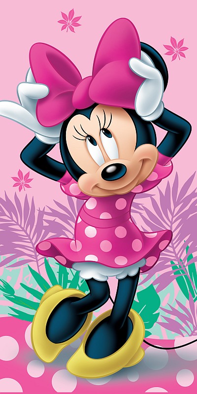 Dětská osuška Minnie pink 02 70x140 cm