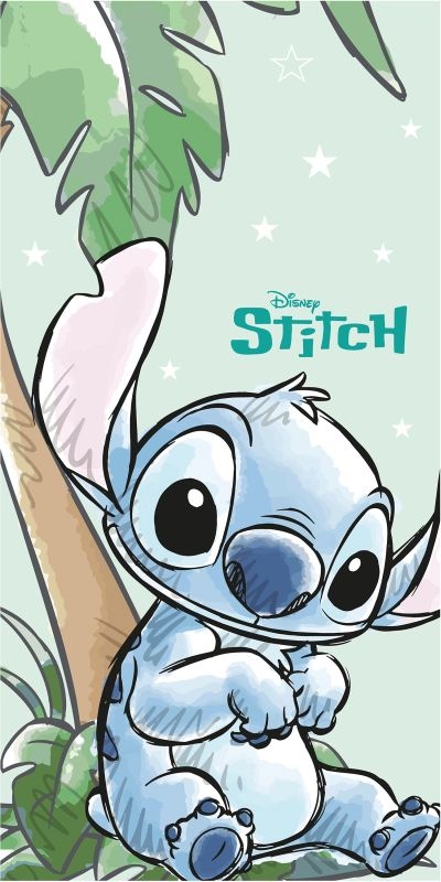 Dětská osuška MICRO Lilo a Stitch tropical cutie 70x140 cm