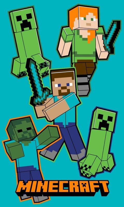 Dětský ručník Minecraft Crawler 50/30