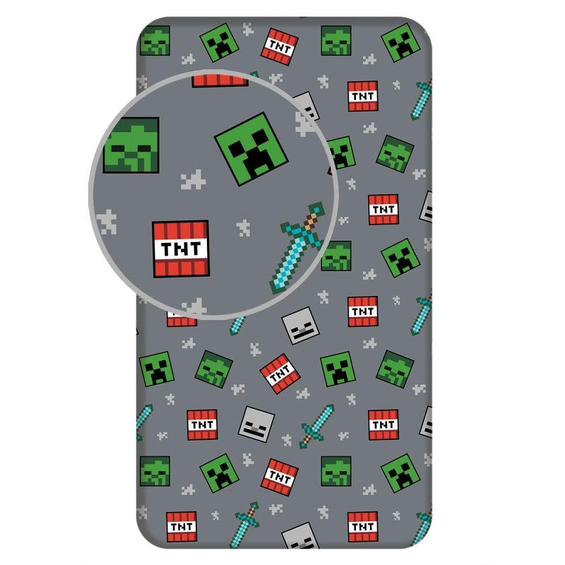 Dětské prostěradlo Minecraft We got this 90x200 cm