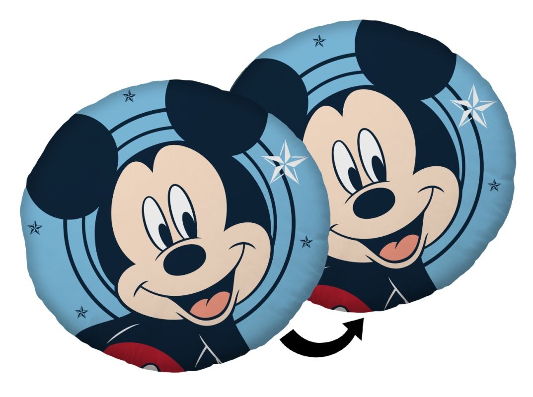 Tvarovaný mikroplyšový polštářek Mickey Stars