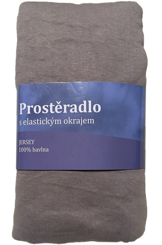 Prostěradlo Jersey Šedá 90/200
