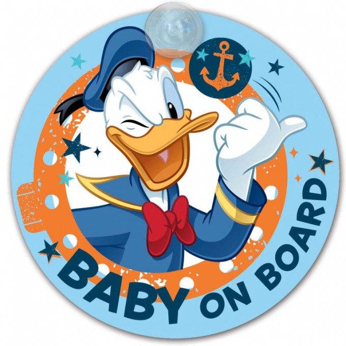 Sluneční clona kulatá Kačer Donald