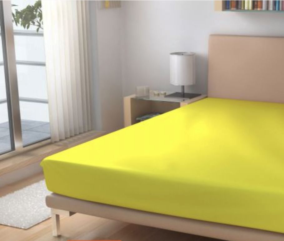 Bavlna prostěradlo postýlka Citronové 60x120 cm