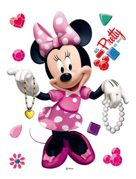 Dekorace na zeď Minnie Mouse